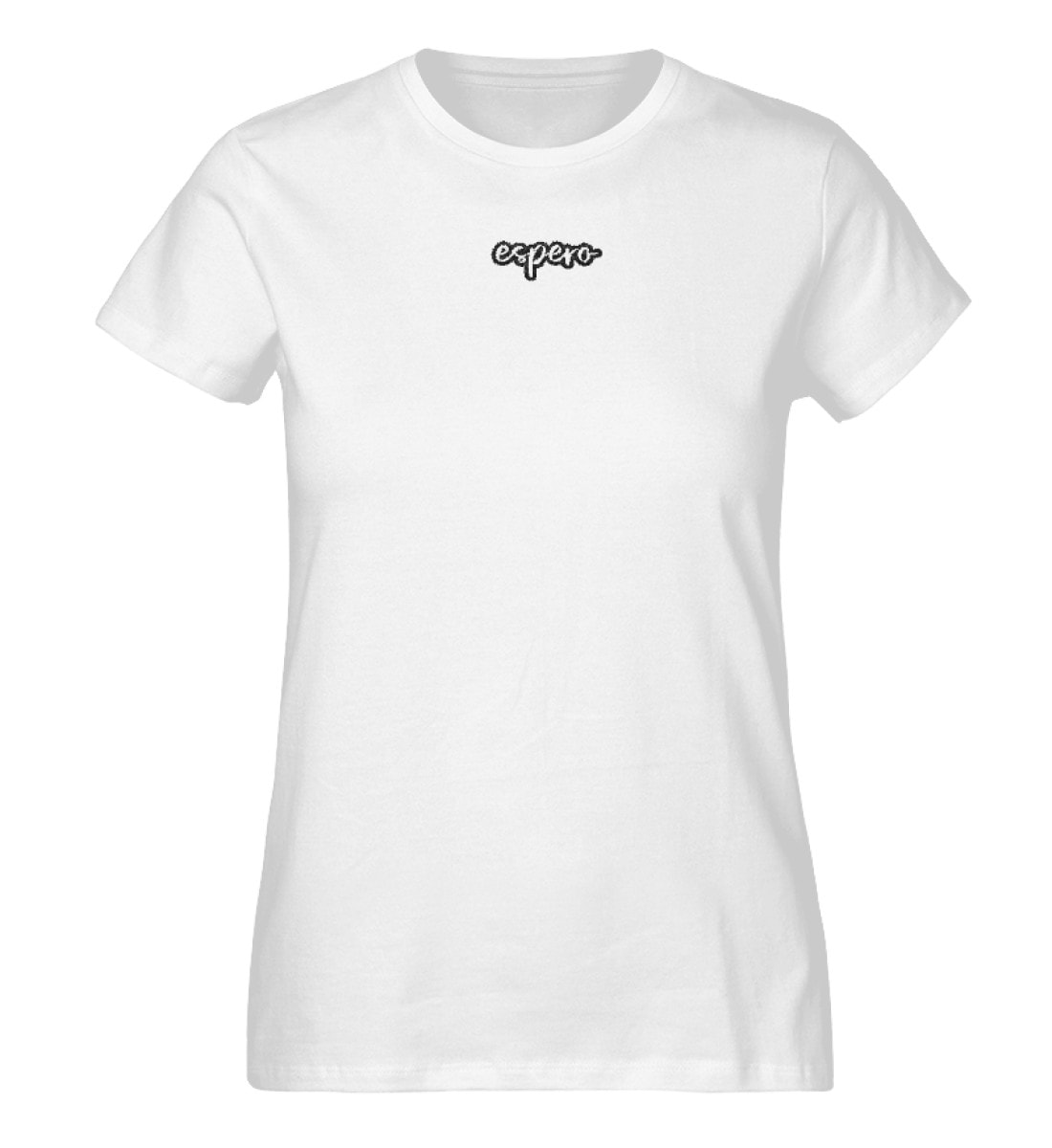 Damenshirt espero Stick Weiß - Damen Premium Organic Shirt mit Stick-3