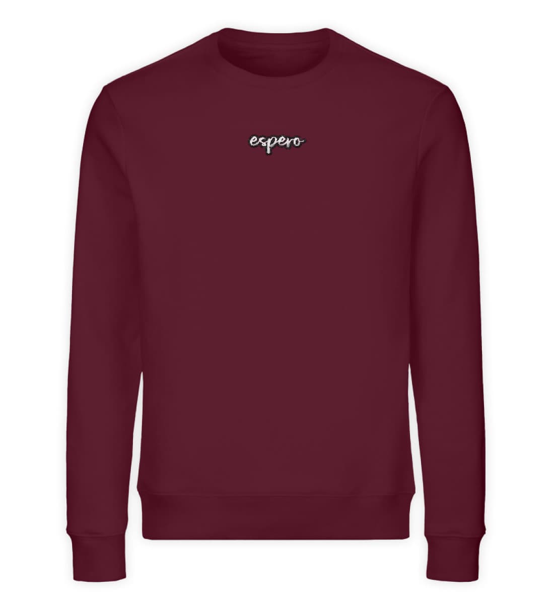 Damensweater espero Stick Bordeaux - Unisex Organic Sweatshirt-839