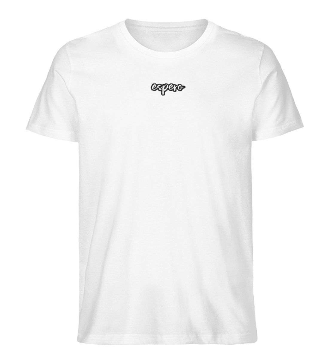 Herrenshirt espero Stick Weiß - Herren Premium Organic Shirt mit Stick-3