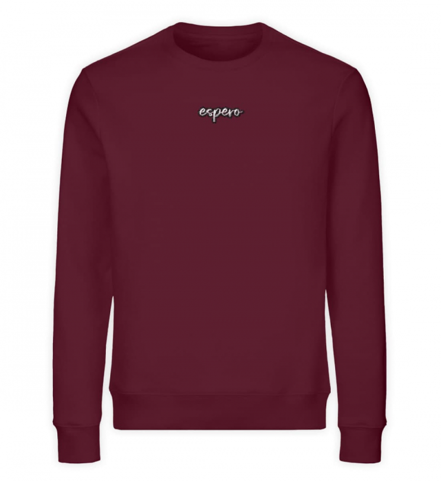 Herrensweater espero Stick Bordeaux - Unisex Organic Sweatshirt-839