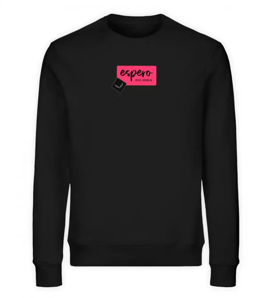 Sweater espero Change Schwarz - Unisex Organic Sweatshirt-16