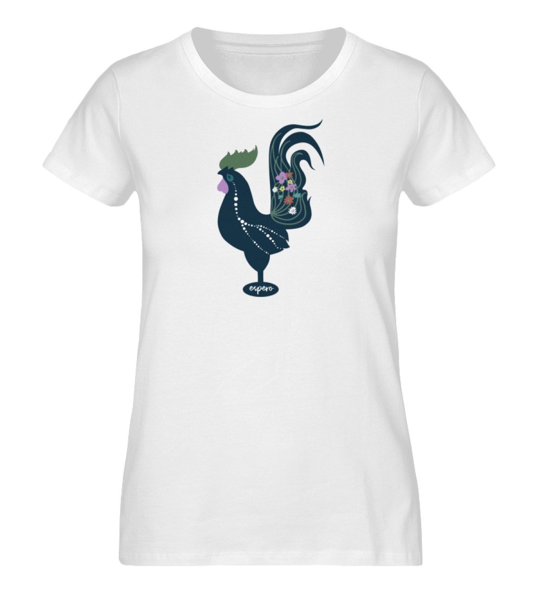 Exklusiv: Damenshirt Respect Fly Weiß - Damen Premium Organic Shirt-3