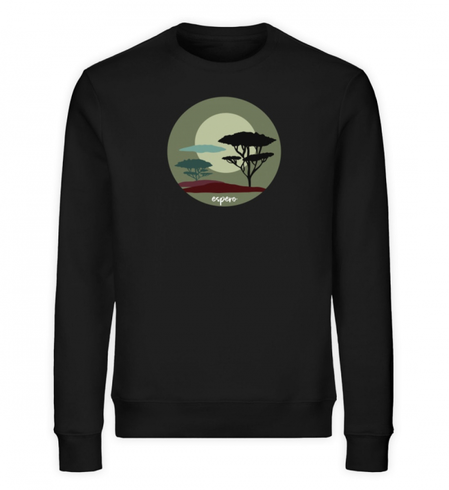 Sweater espero Free Schwarz - Unisex Organic Sweatshirt-16