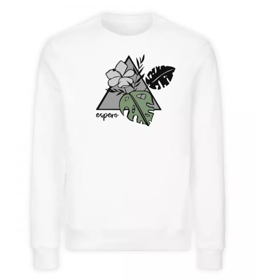 Sweater Kaboko Flow Weiß - Unisex Organic Sweatshirt-3