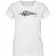 Exklusiv: Damenshirt Life Fly Weiß - Damen Premium Organic Shirt-3