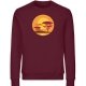 Sweater espero Free Bordeaux - Unisex Organic Sweatshirt-839