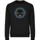 Sweater Tyke Free Schwarz - Unisex Organic Sweatshirt-16