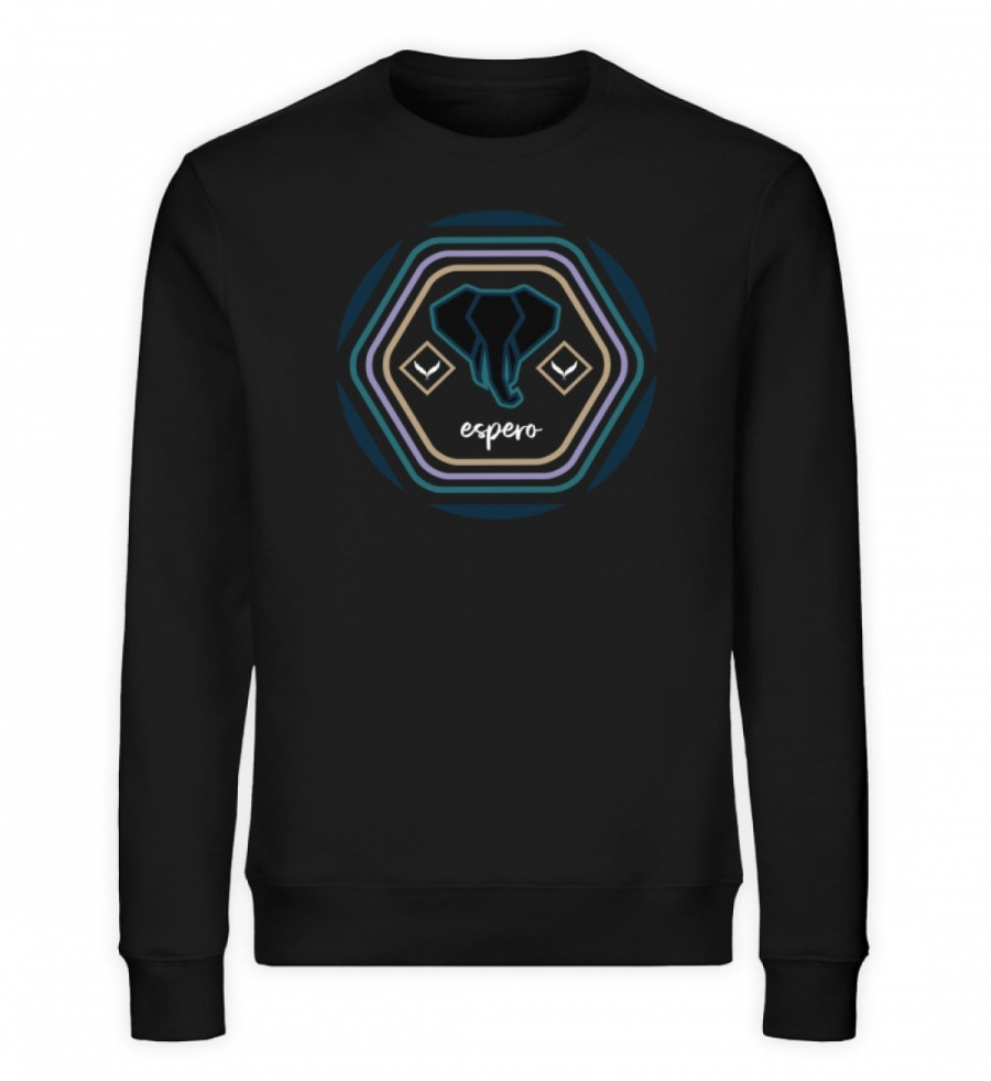 Sweater Tyke Free Schwarz - Unisex Organic Sweatshirt-16