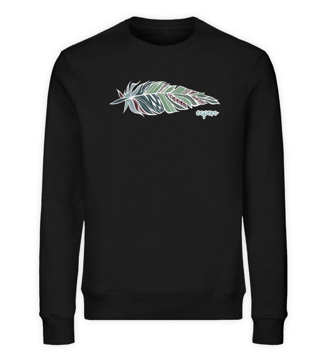 Sweater Life Fly Schwarz - Unisex Organic Sweatshirt-16