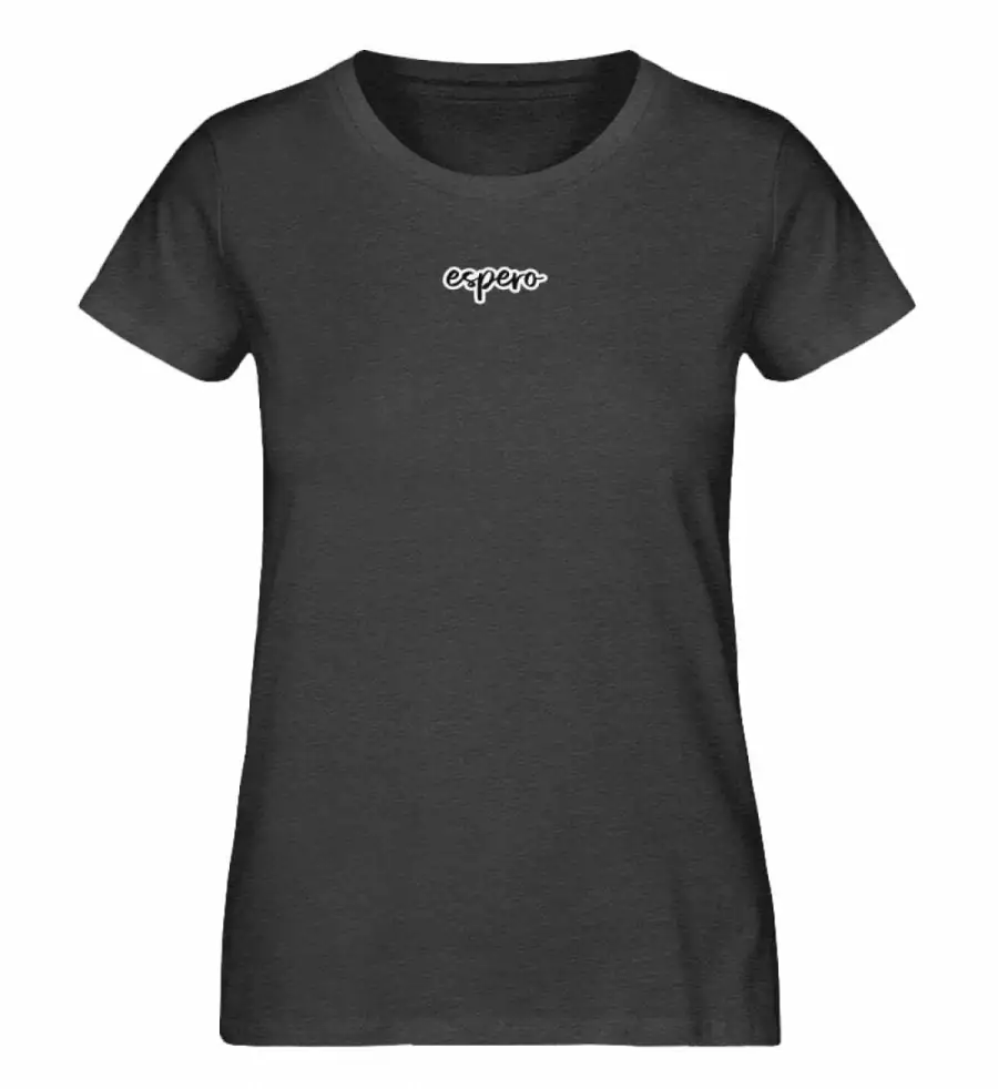Damenshirt Fatu Flow Dunkelgrau - Damen Premium Organic Shirt-6881