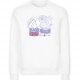 Sweater Tyke Flow Weiß - Unisex Organic Sweatshirt-3