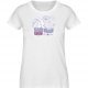 Damenshirt Tyke Flow Weiß - Damen Premium Organic Shirt-3