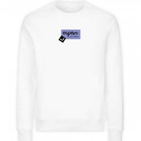 Sweater espero Changer Weiß mit Rückenprint - Unisex Organic Sweatshirt-3
