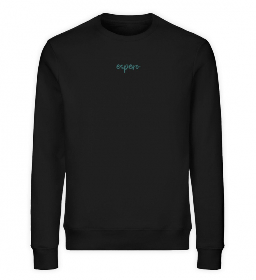 Sweater Cecil Flow Schwarz mit Rückenprint - Unisex Organic Sweatshirt-16