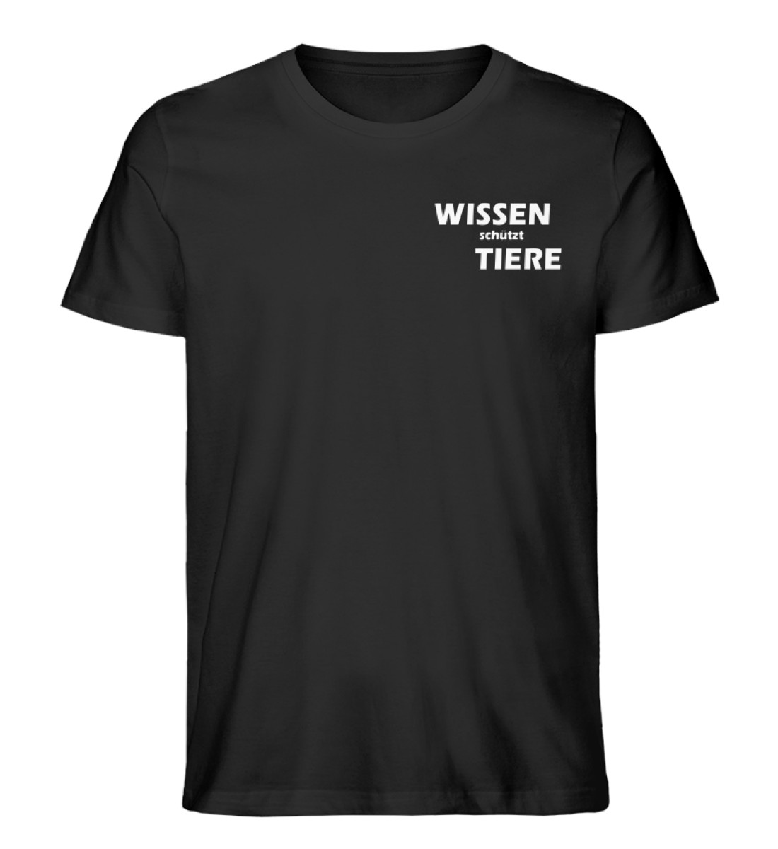 Herrenshirt Basic Black - Herren Premium Organic Shirt-16