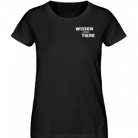 Damenshirt Basic Black - Damen Premium Organic Shirt-16