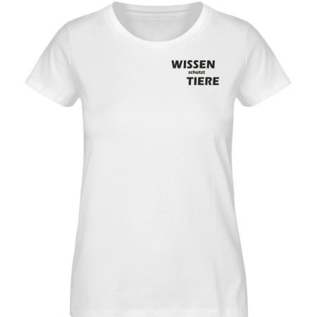 Damenshirt Basic White - Damen Premium Organic Shirt-3