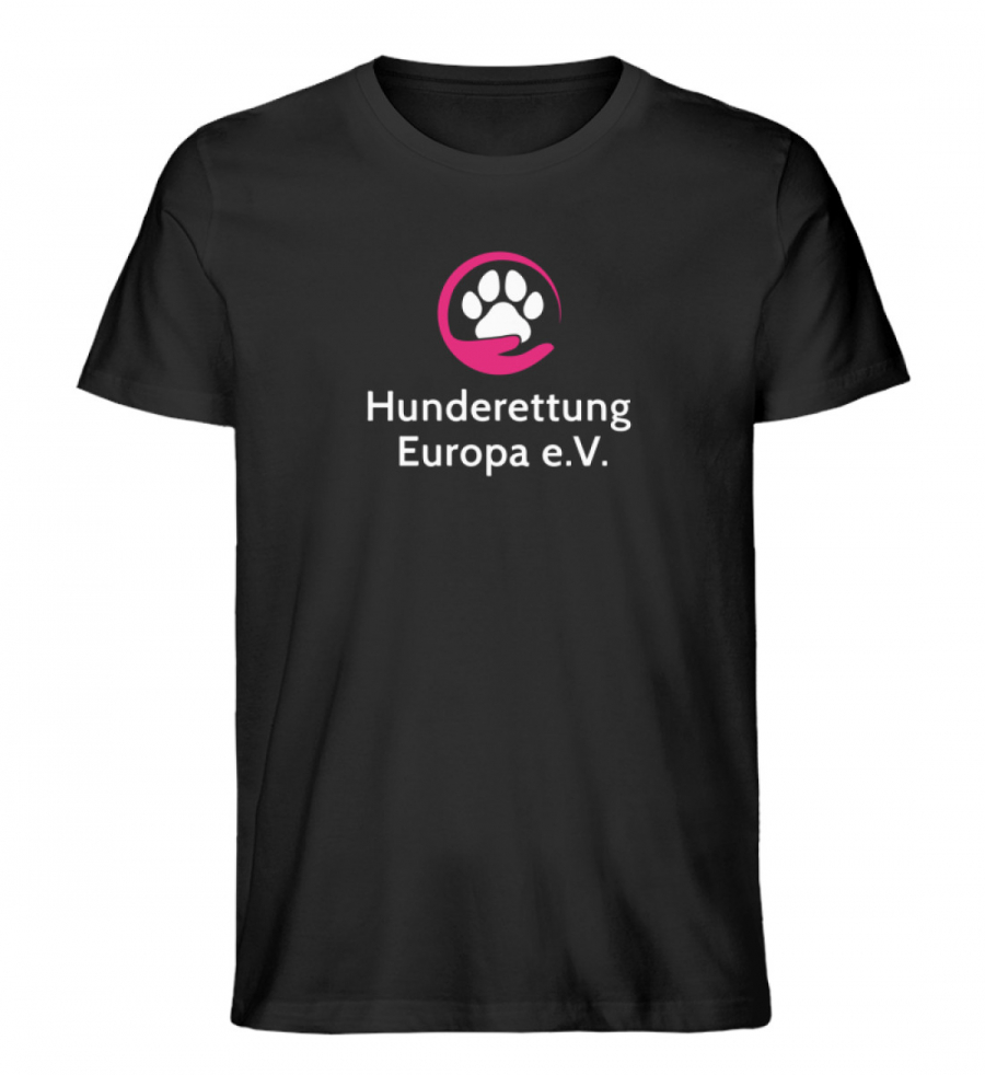 Shirt Hunderettung Team Print Hell - Herren Premium Organic Shirt-16