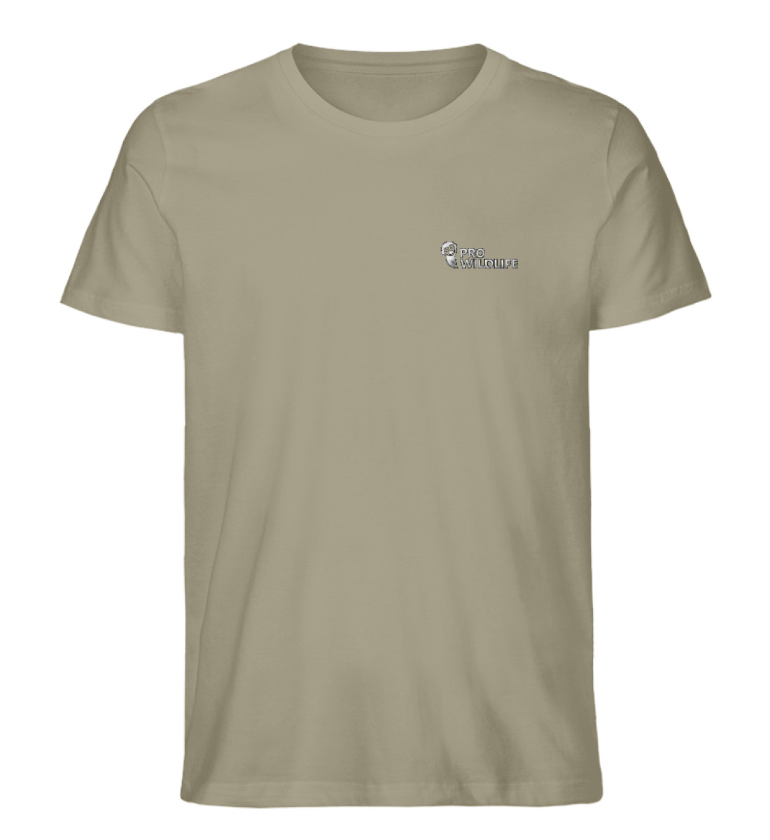 Shirt Pro Wildlife weißer Stick - Herren Premium Organic Shirt mit Stick-651