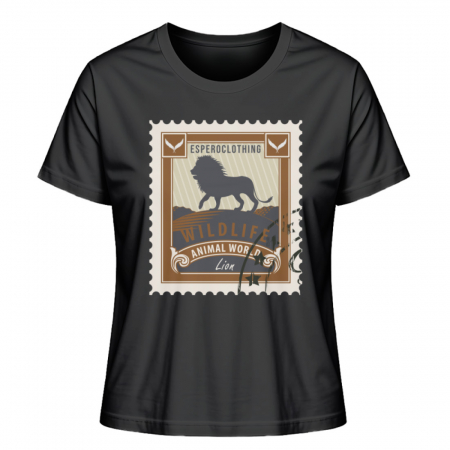 Shirt Post Lion WMN - Damen Premium Organic Shirt-16