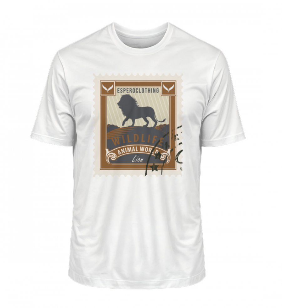 Shirt Post Lion - Herren Premium Organic Shirt 2.0 ST/ST-3