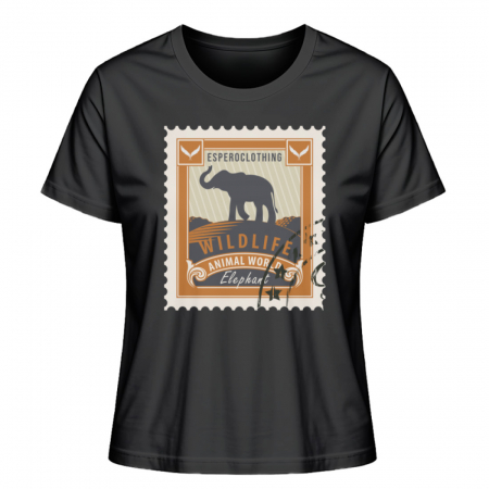 Shirt Post Elephant WMN - Damen Premium Organic Shirt-16