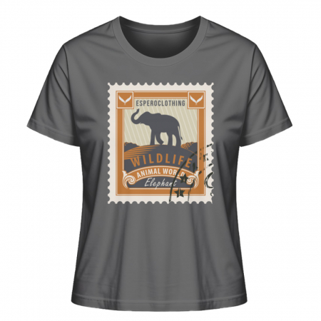 Shirt Post Elephant WMN - Damen Premium Organic Shirt-6903