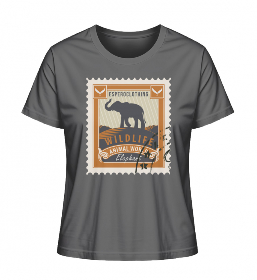 Shirt Post Elephant WMN - Damen Premium Organic Shirt-6903