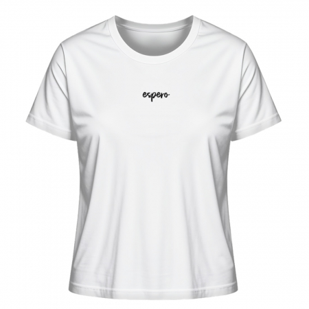 Shirt Logo WMN White - Damen Premium Organic Shirt mit Stick-3