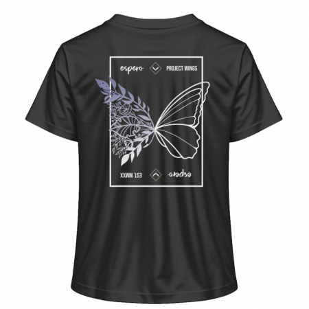 Shirt Wings WMN Black - Damen Premium Organic Shirt-16