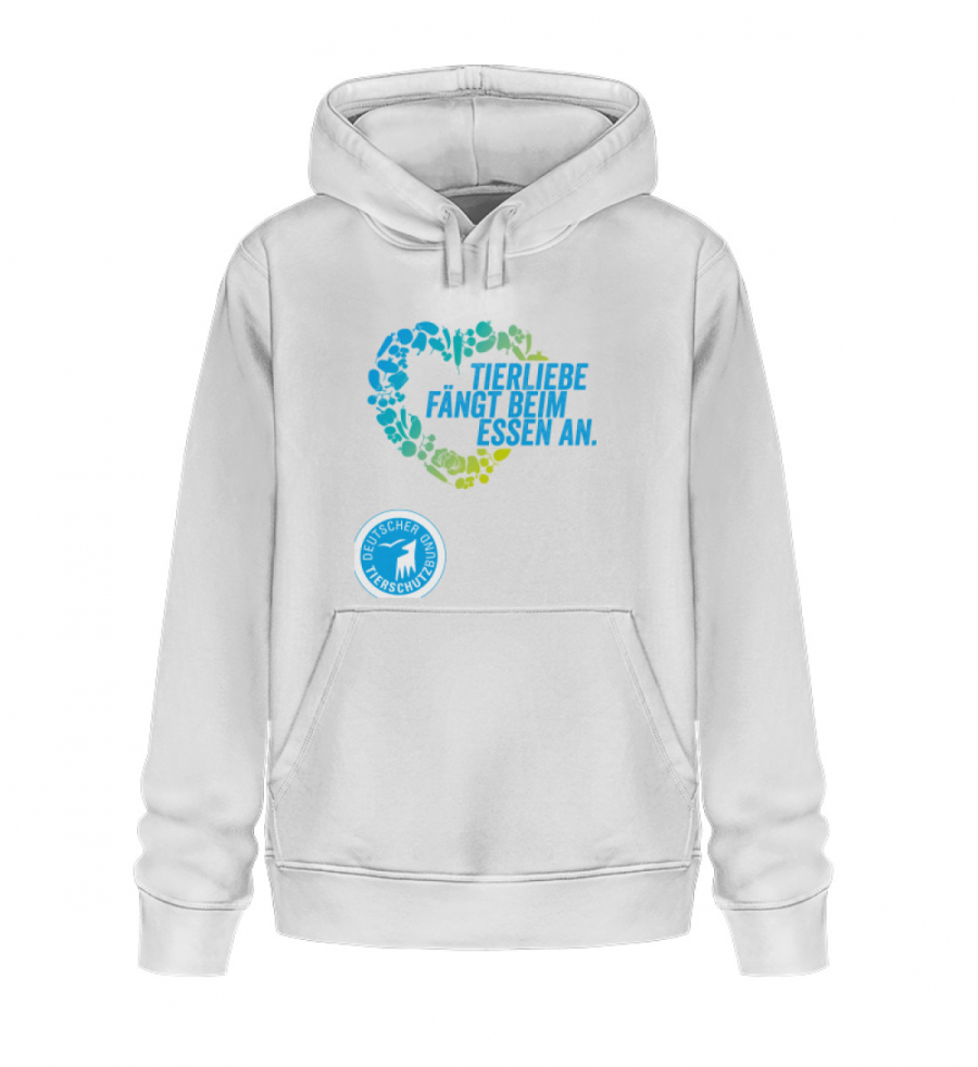 Unisex Hoodie Heart Color - Unisex Organic Hoodie 2.0 ST/ST-3