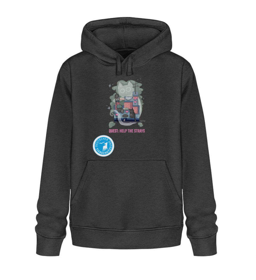 Unisex Hoodie Pixelkatze - Unisex Organic Hoodie 2.0 ST/ST-6881
