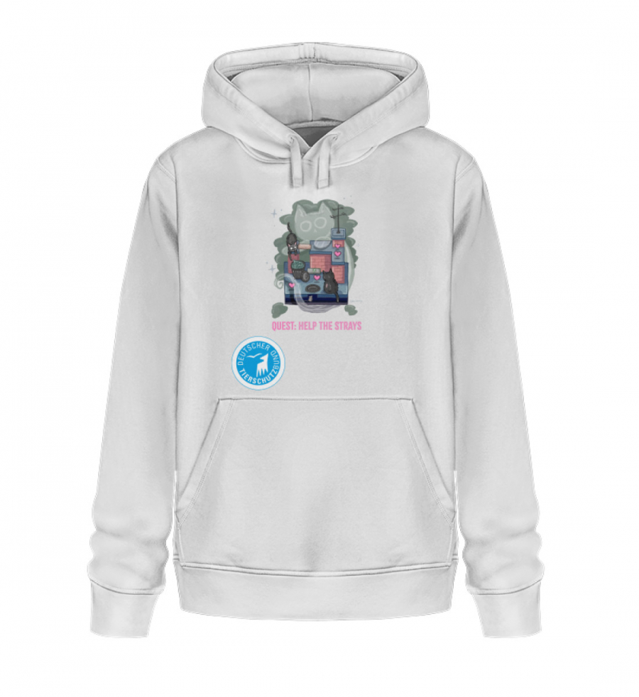 Unisex Hoodie Pixelkatze - Unisex Organic Hoodie 2.0 ST/ST-3