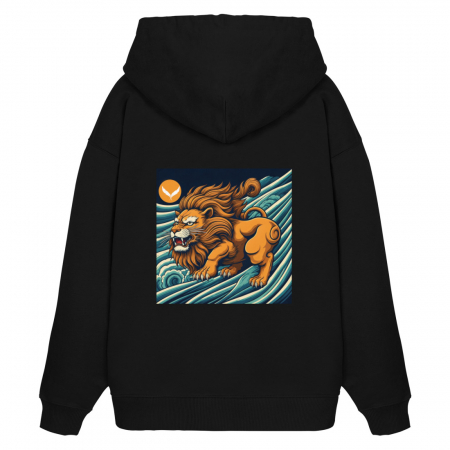 Oversized Hoodie Lion Bun - Unisex Oversized Organic Hoodie 2.0-16