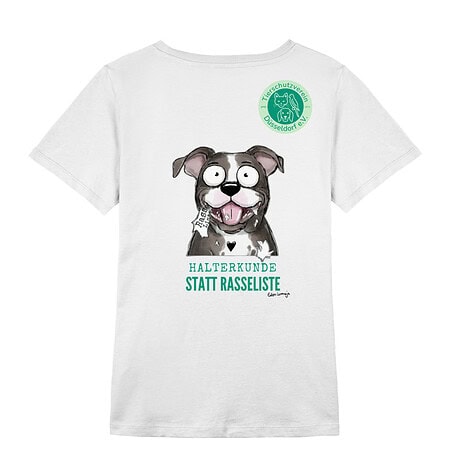 Shirt Listenhund WMN - Damen Premium Organic Shirt 2.0-3